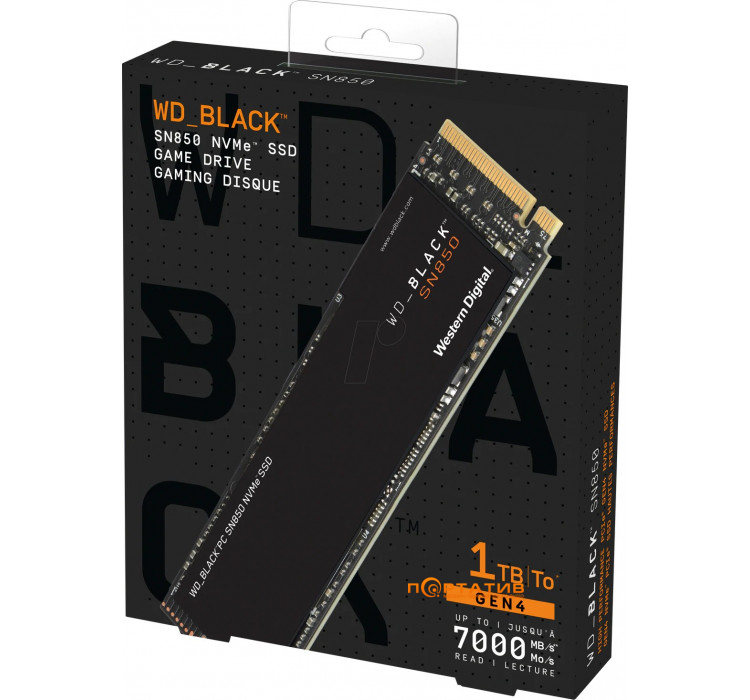 WD SSD 1TB Black SN850 (WDS100T1X0E)