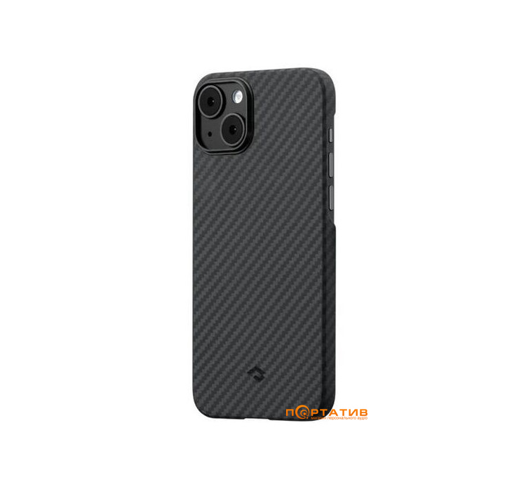 Чехол Pitaka MagEZ Case 3 Twill 1500D Black/Grey for iPhone 14 (KI1401)