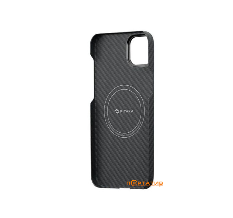 Чехол Pitaka MagEZ Case 3 Twill 1500D Black/Grey for iPhone 14 Plus (KI1401M)