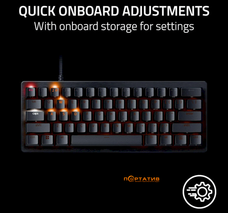 Ігрова клавіатура Razer Huntsman V3 PRO mini White UA (RZ03-04991700-R3M1)