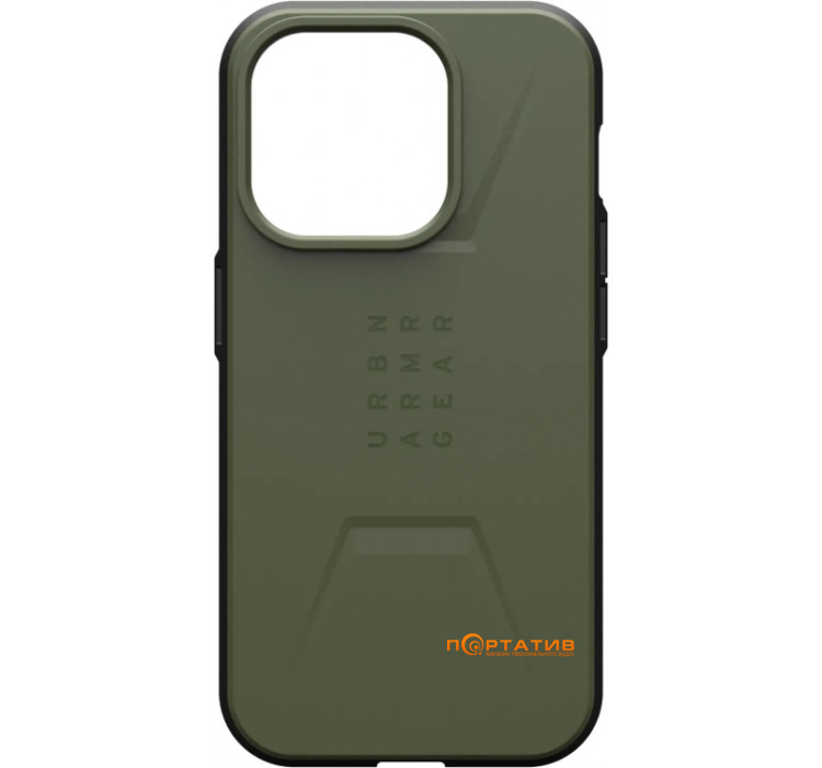 UAG для Apple iPhone 15 Pro Max Civilian Magsafe, Olive Drab (114295117272)