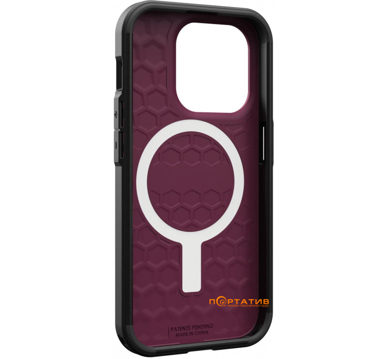 Чехол UAG для Apple iPhone 15 Pro Civilian Magsafe, Bordeaux (114275119049)