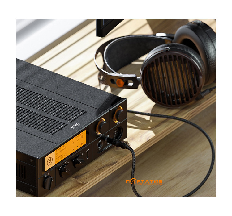 ЦАП із підсилювачем для навушників FiiO K15 Black