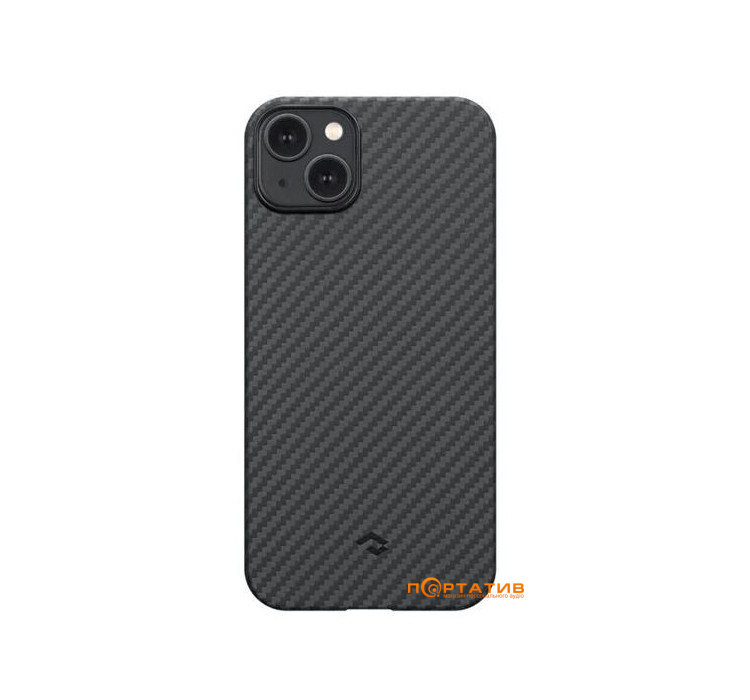 Чехол Pitaka MagEZ Case 3 Twill 1500D Black/Grey for iPhone 14 (KI1401)