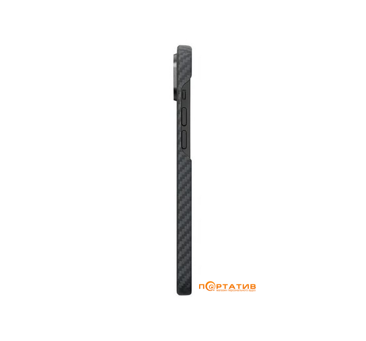Чехол Pitaka MagEZ Case 3 Twill 1500D Black/Grey for iPhone 14 (KI1401)