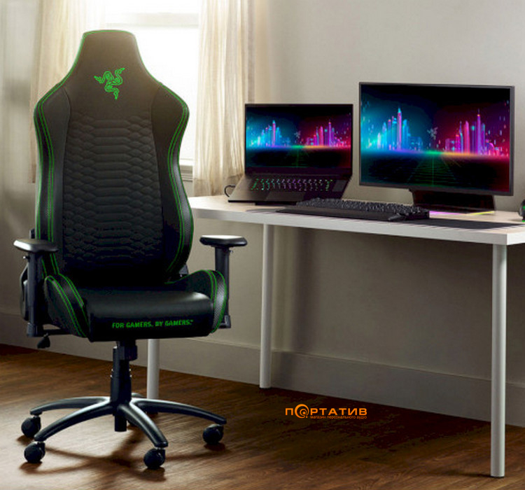 Крісло для геймерів Razer Iskur X Green XL (RZ38-03960100-R3G1)
