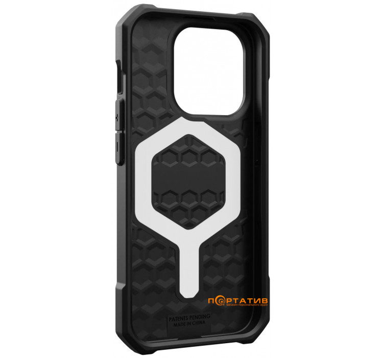 Чохол UAG для Apple iPhone 15 Pro Essential Armor Magsafe, Black (114276114040)
