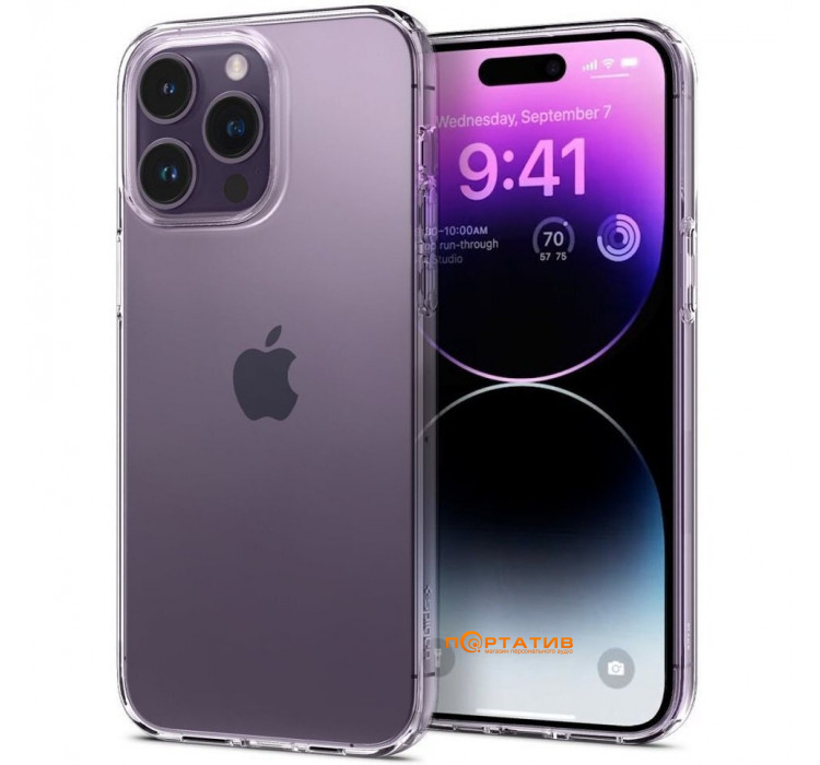 Spigen для Apple iPhone 14 Pro Max Liquid Crystal, Crystal Clear (ACS04809)