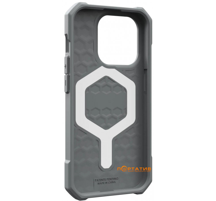 Чохол UAG для Apple iPhone 15 Pro Essential Armor Magsafe, Silver (114276113333)