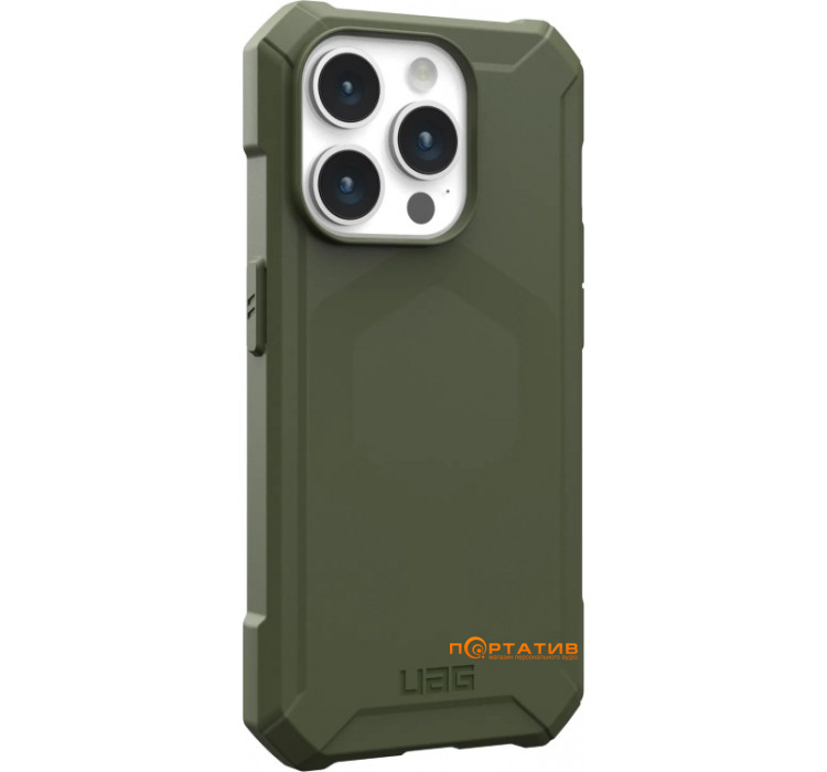 UAG для Apple iPhone 15 Pro Max Essential Armor Magsafe, Olive Drab (114296117272)