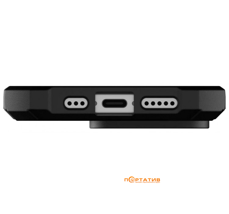 Чохол UAG для Apple iPhone 15 Pro Essential Armor Magsafe, Black (114276114040)