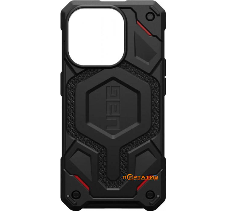 Чохол UAG для Apple iPhone 15 Pro Max Monarch Pro Magsafe, Kevlar Black (114222113940)