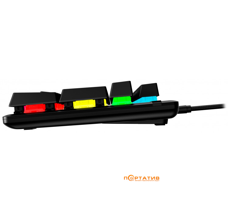 HyperX Alloy Origins Red USB RGB PBT ENG/RU, Black (639N3AA)