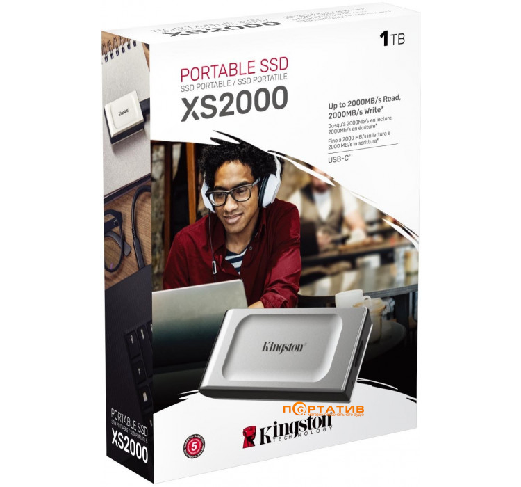 Kingston XS2000 1TB USB 3.2 Type-C (SXS2000/1000G)