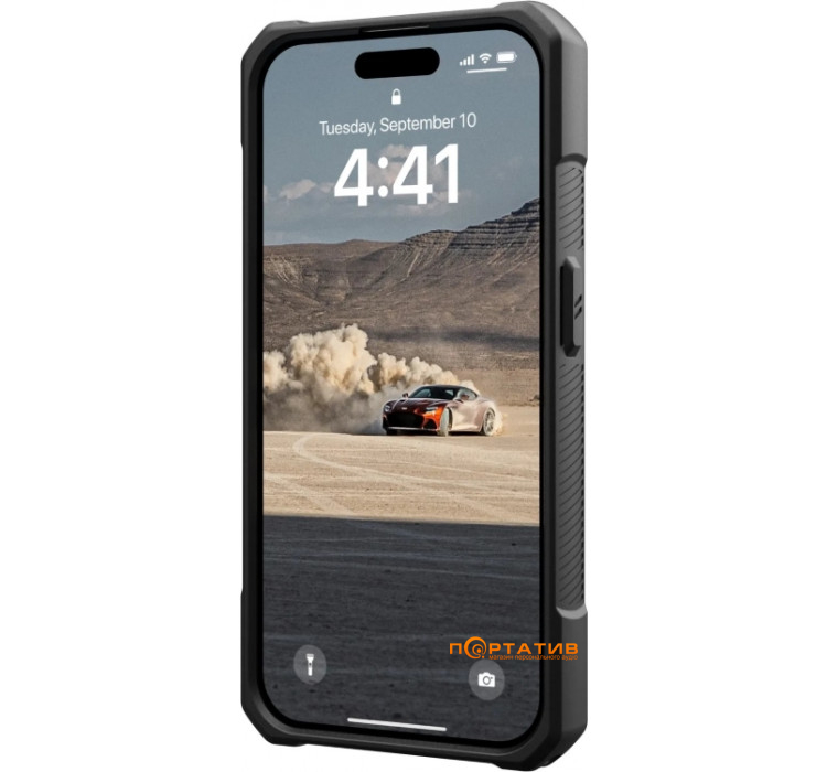 Чохол UAG для Apple iPhone 15 Pro Max Monarch, Kevlar Black (114298113940)