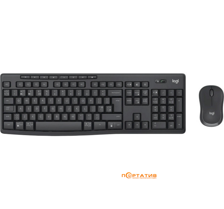 Комплект Logitech MK370 Wireless for Business Black UA (920-012077)