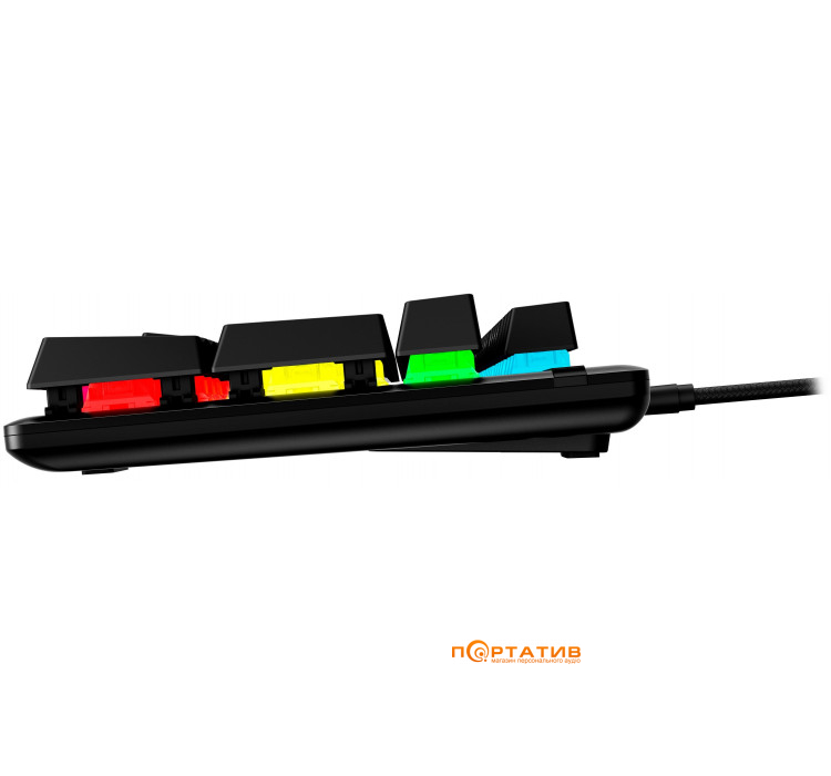 HyperX Alloy Origins Aqua USB RGB PBT ENG/RU, Black (639N5AA)