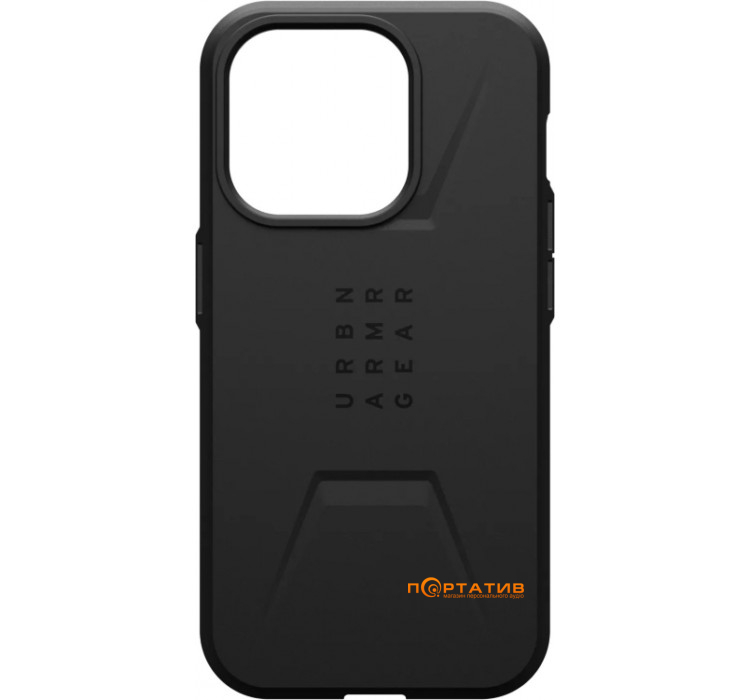 UAG для Apple iPhone 15 Pro Max Civilian Magsafe, Black (114295114040)