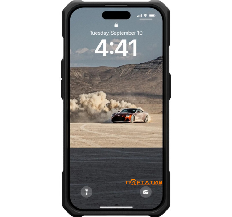 Чехол UAG для Apple iPhone 15 Pro Monarch, Kevlar Black (114278113940)