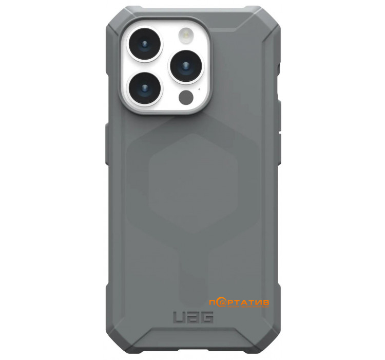 Чохол UAG для Apple iPhone 15 Pro Essential Armor Magsafe, Silver (114276113333)