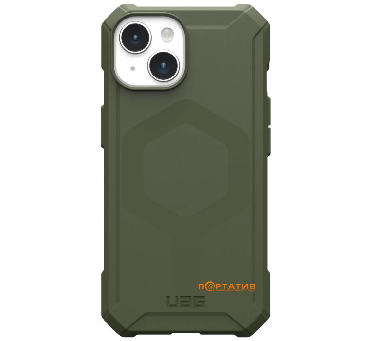 UAG для Apple iPhone 15 Essential Armor Magsafe, Olive Drab (114288117272)