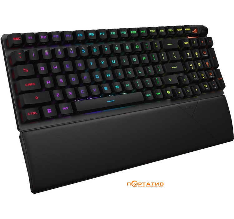 Игровая клавиатура ASUS ROG Strix Scope II RX Optical Wireless EN RGB Black (90MP03S0-BKUA20)