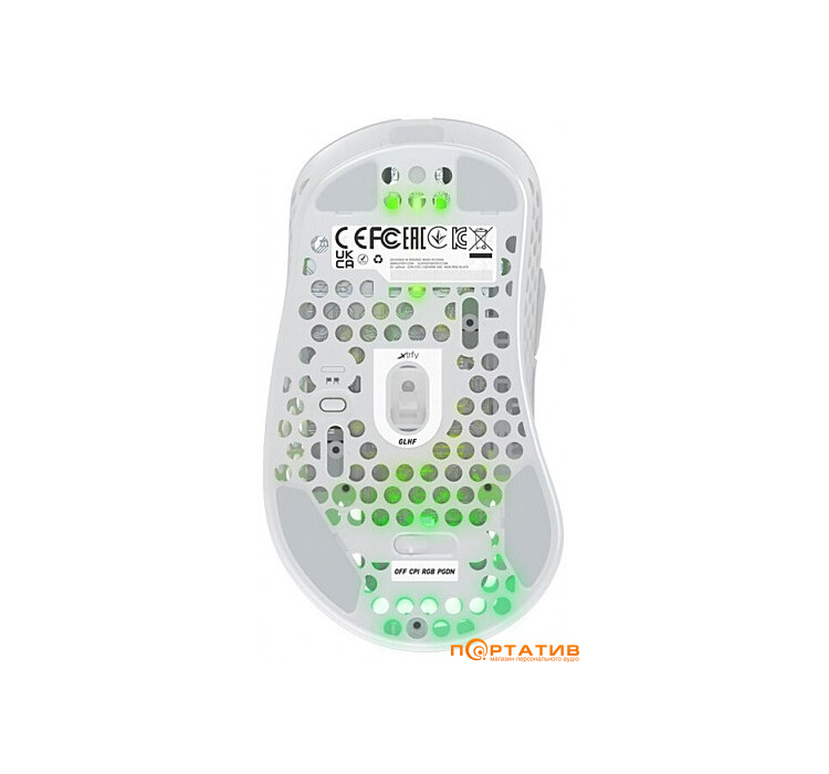 Игровая мышь Xtrfy M4 RGB Wireless White (XG-M4-WL-WHITE)
