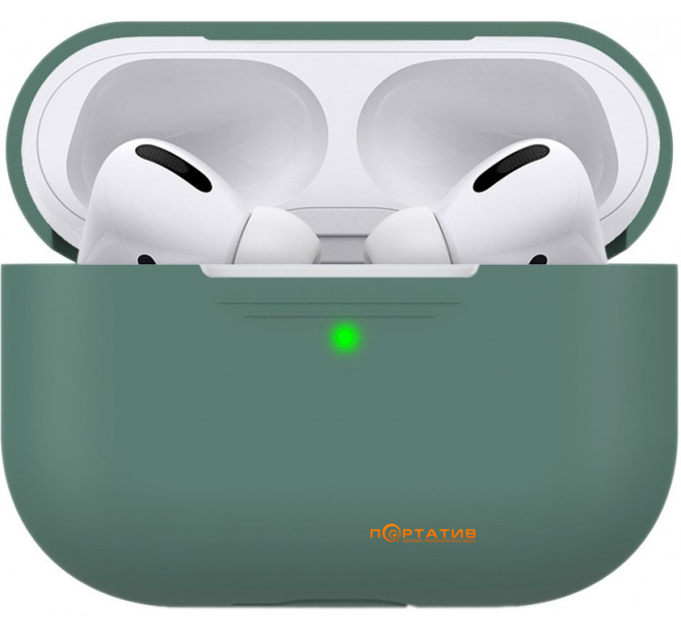 AHASTYLE Silicone Case for Apple AirPods Pro Midnight Green (AHA-0P300-MDG)