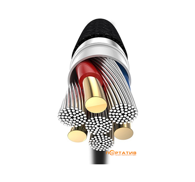 Кабель T-Phox Apace T-CL833 Type-C Lightning 18W 1 м BlackGray (T-CL833)