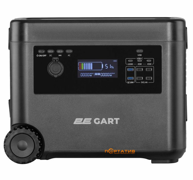 Портативна зарядна станція  2Е Gart 2160Wh 2000W (2E-PPS2020)