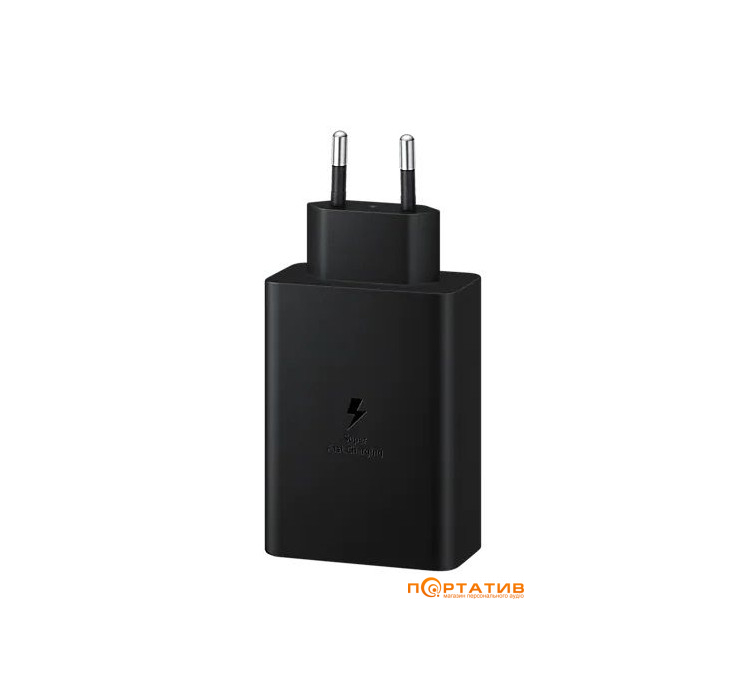 Samsung 65W Power Adapter Trio w/o Cable Black (EP-T6530NBEGRU)
