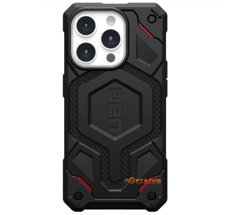 Чехол UAG для Apple iPhone 15 Pro Monarch Pro Magsafe, Kevlar Black (114221113940)