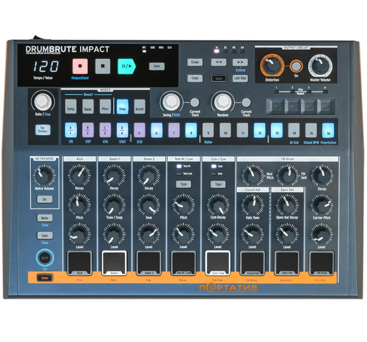Драм-машина Arturia DrumBrute Impact