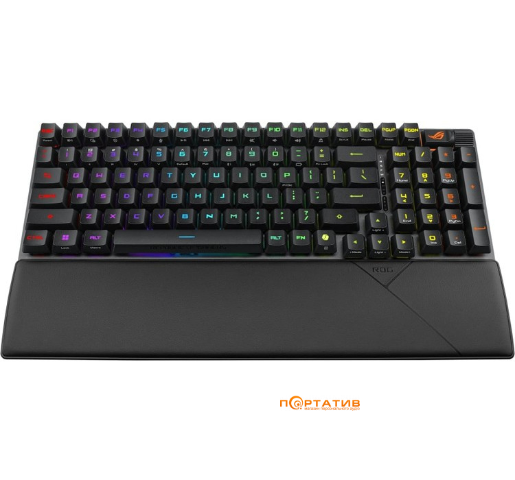 Игровая клавиатура ASUS ROG Strix Scope II RX Optical Wireless EN RGB Black (90MP03S0-BKUA20)