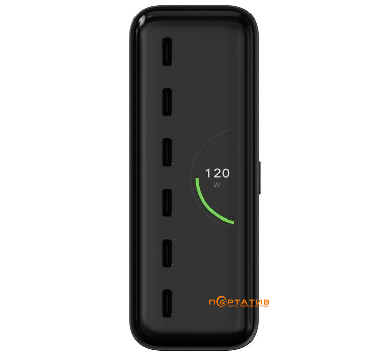 Зарядний пристрій Satechi ChargeView 240W Desktop Charger Black (ST-C6CV240C-EU)