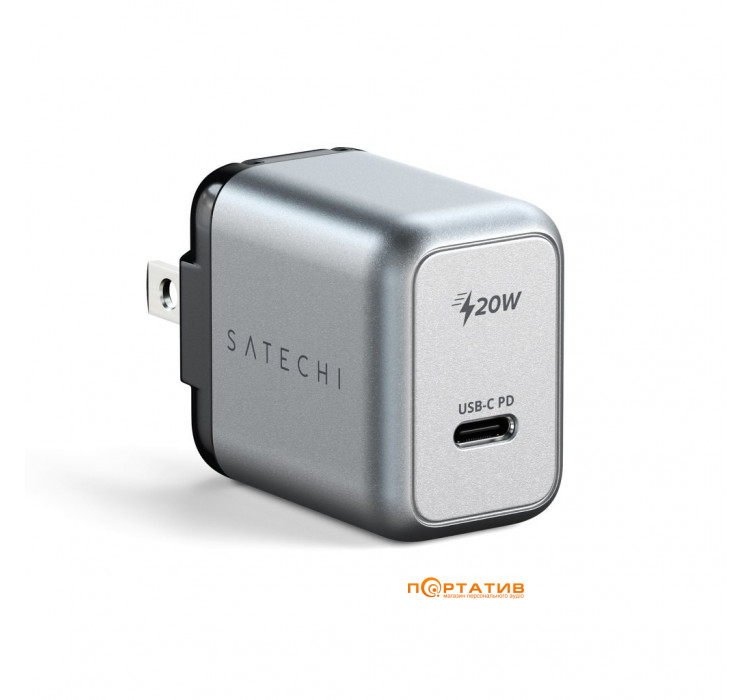 Satechi 20W USB-C PD Wall Charger Space Gray (ST-UC20WCM-EU)