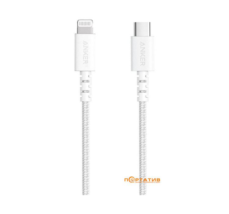Anker Powerline Select+ USB-C to Lightning - 0.9m V3 White (A8617H21)