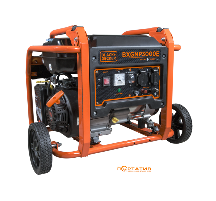 Бензиновый генератор BLACK&DECKER BXGNP3000E 2600/3000 W (BXGNP3000E)