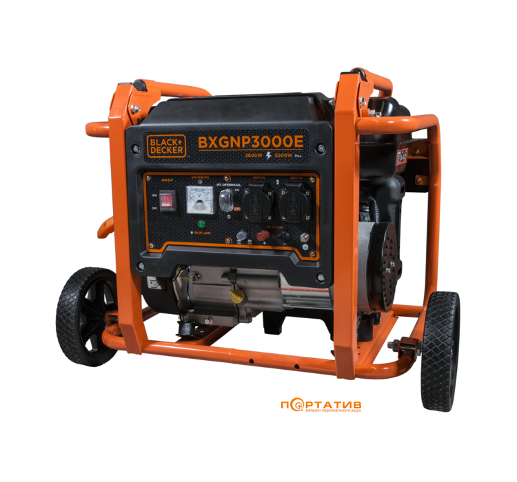 Бензиновый генератор BLACK&DECKER BXGNP3000E 2600/3000 W (BXGNP3000E)