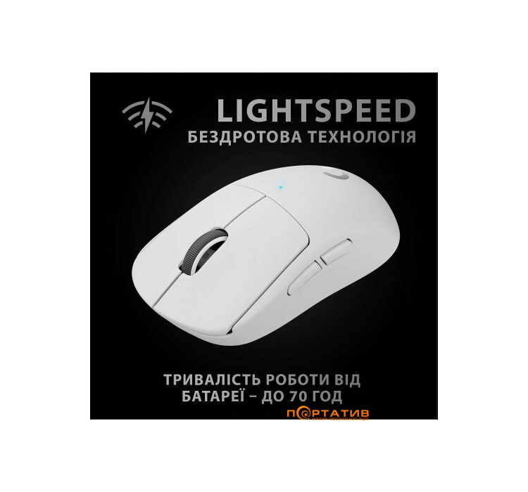 Logitech G Pro X Superlight Wireless White (910-005942)