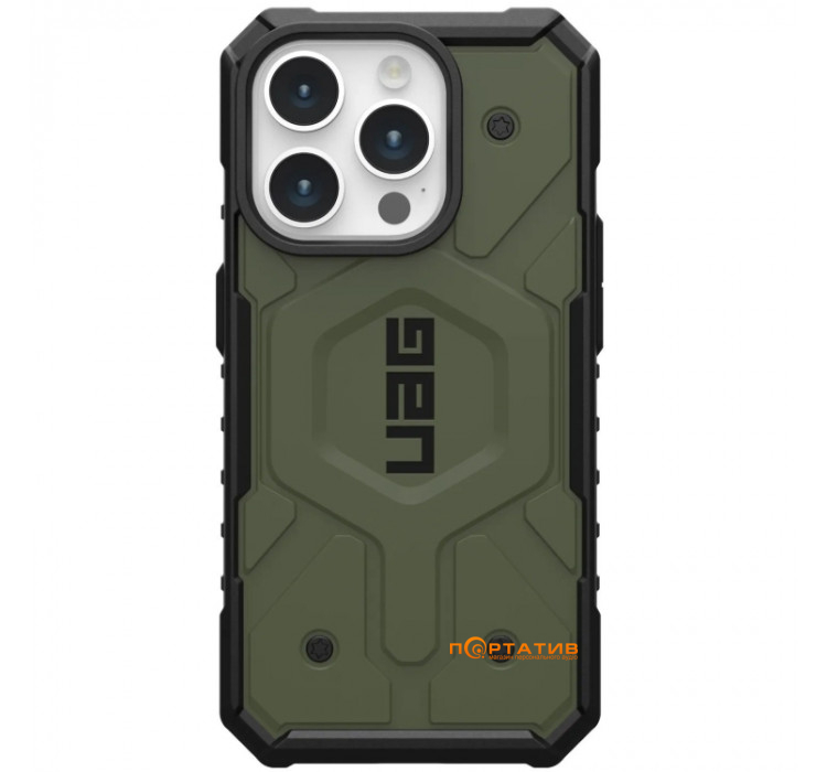 Чохол UAG для Apple iPhone 15 Pro Pathfinder Magsafe, Olive Drab (114281117272)