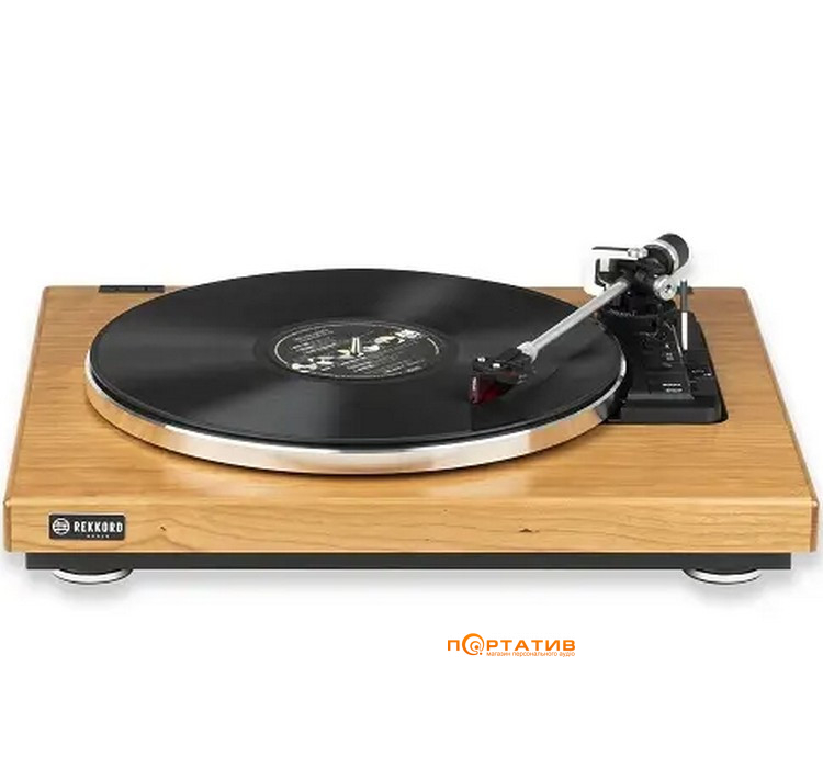 Проигрыватель винила Rekkord Audio F400 (Ortofon 2M Red) Cherry Wood