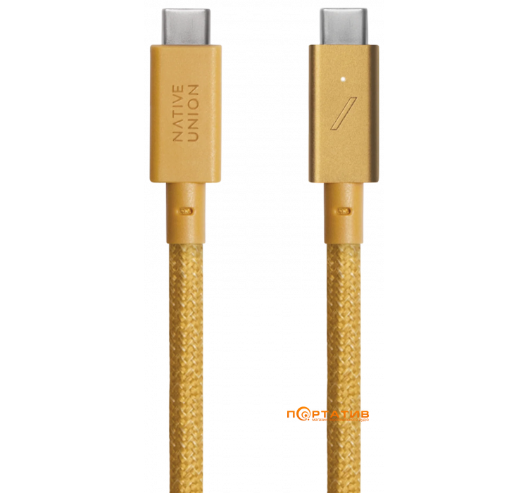 Native Union Belt Cable USB-C to USB-C Kraft (1.2 m) (BELT-C-KFT-2-NP)