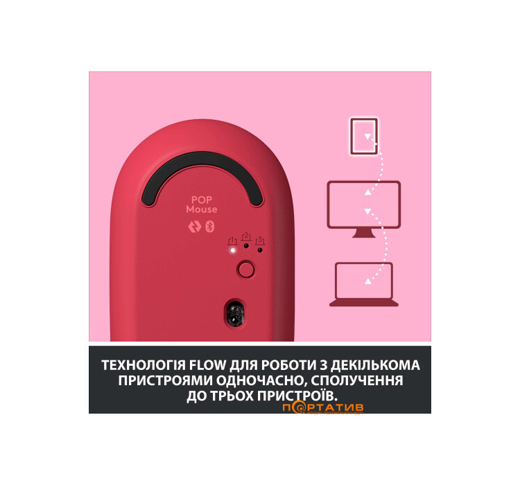 Logitech POP Bluetooth Heartbreaker Rose (910-006548)