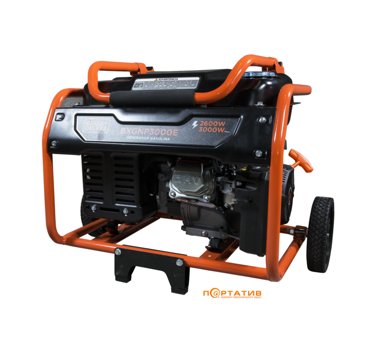 Бензиновый генератор BLACK&DECKER BXGNP3000E 2600/3000 W (BXGNP3000E)