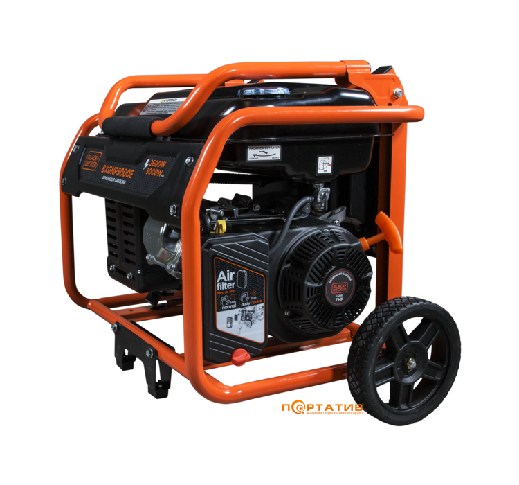 Бензиновый генератор BLACK&DECKER BXGNP3000E 2600/3000 W (BXGNP3000E)