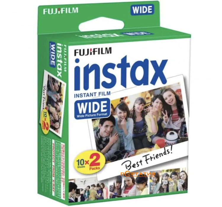 FUJI Colorfilm Instax Wide x 2