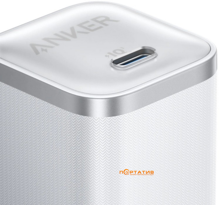 Мережевий зарядний пристрій Anker Nano Charger 45W USB-C White  (A2692L21)
