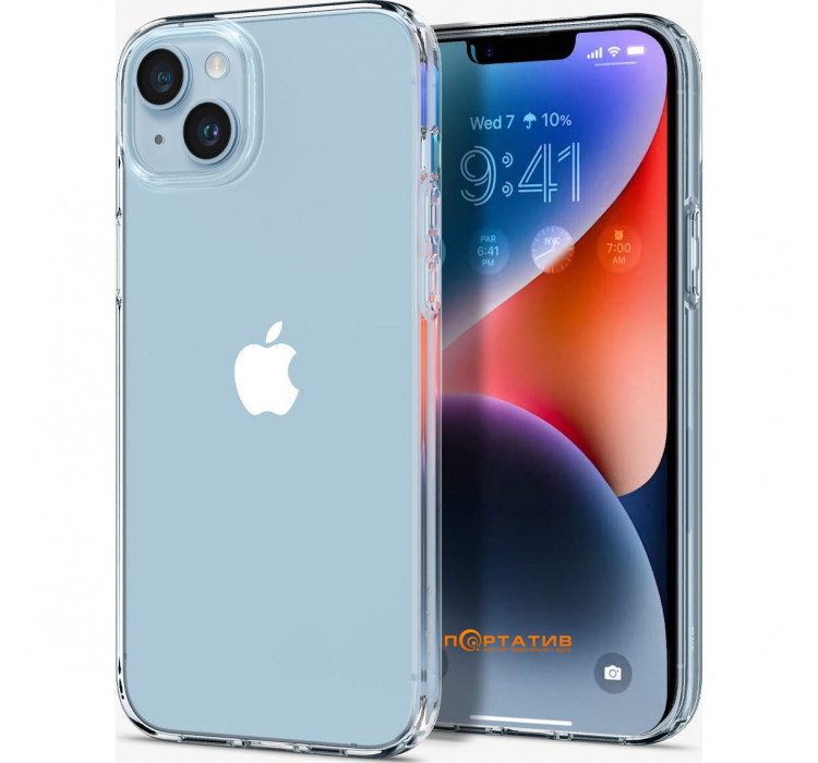 Spigen для Apple iPhone 14 Liquid Crystal, Crystal Clear (ACS05033)