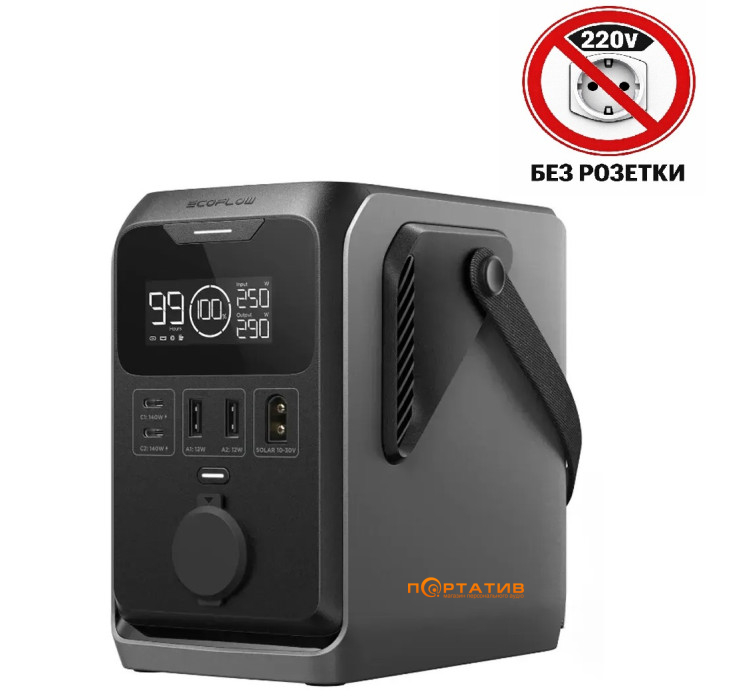 Зарядна станція EcoFlow Trail 300 DC 300W/288Wh, 90000mAh, No AC (EF-TRAIL300-N)